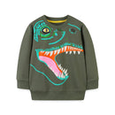 Kids Cartoon Print Long Sleeve Sweatshirts childrensterritory