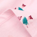 Girls Long-Sleeves Cartoon Print Casual Dresses childrensterritory
