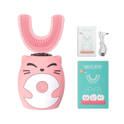 Automatic USB Rechargeable Kids U Shape Toothbrush childrensterritory