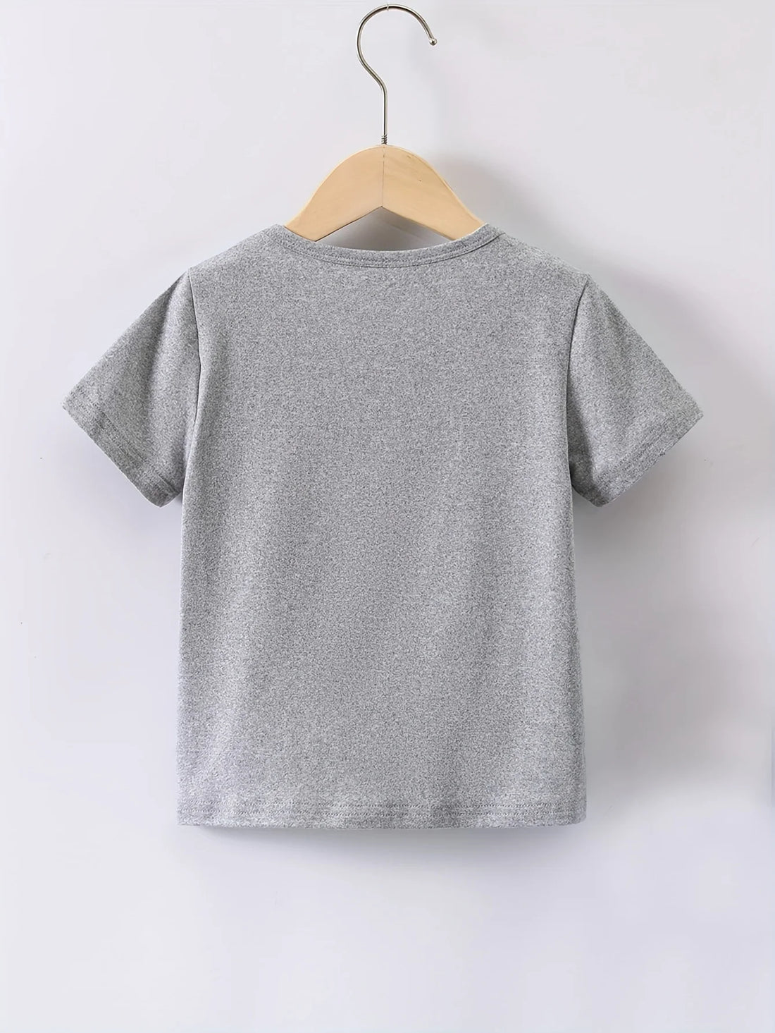 Short Sleeves Crew Neck Flower Printed T-Shirts For Girls childrensterritory