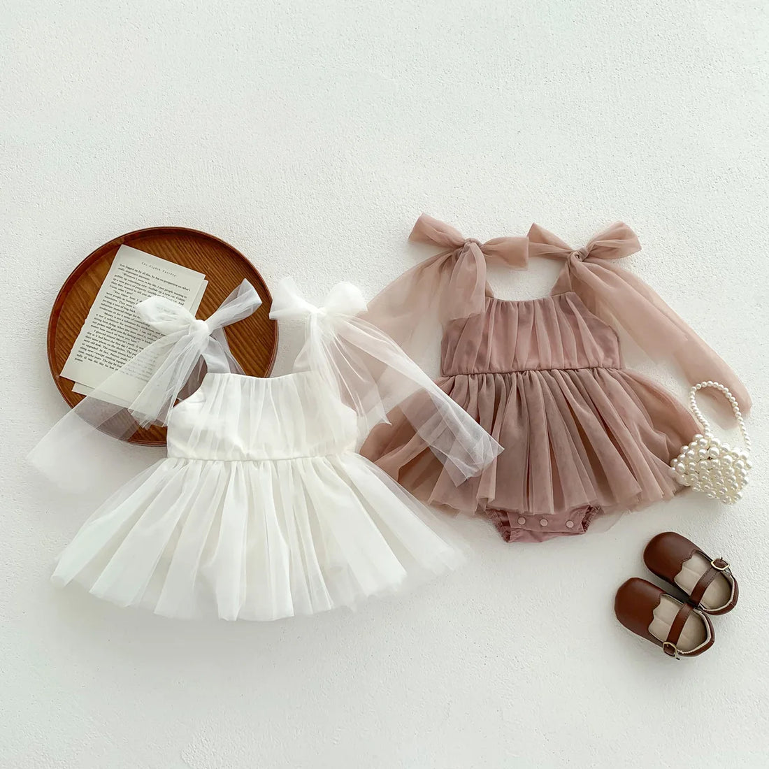 Baby Girls Lace Design Princess Romper Dresses childrensterritory