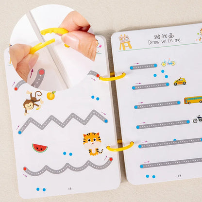 Reusable Magical Tracing Education/Training Book for Toddlers childrensterritory