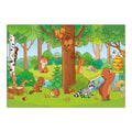 Cartoon Animal Pattern Non-slip Children Rooms Carpets