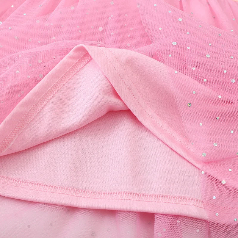 Kids Girls Flowers Embroidered Summer Cotton Dress