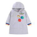 Long-Sleeved Cartoon Print Autumn Girls' Dresses