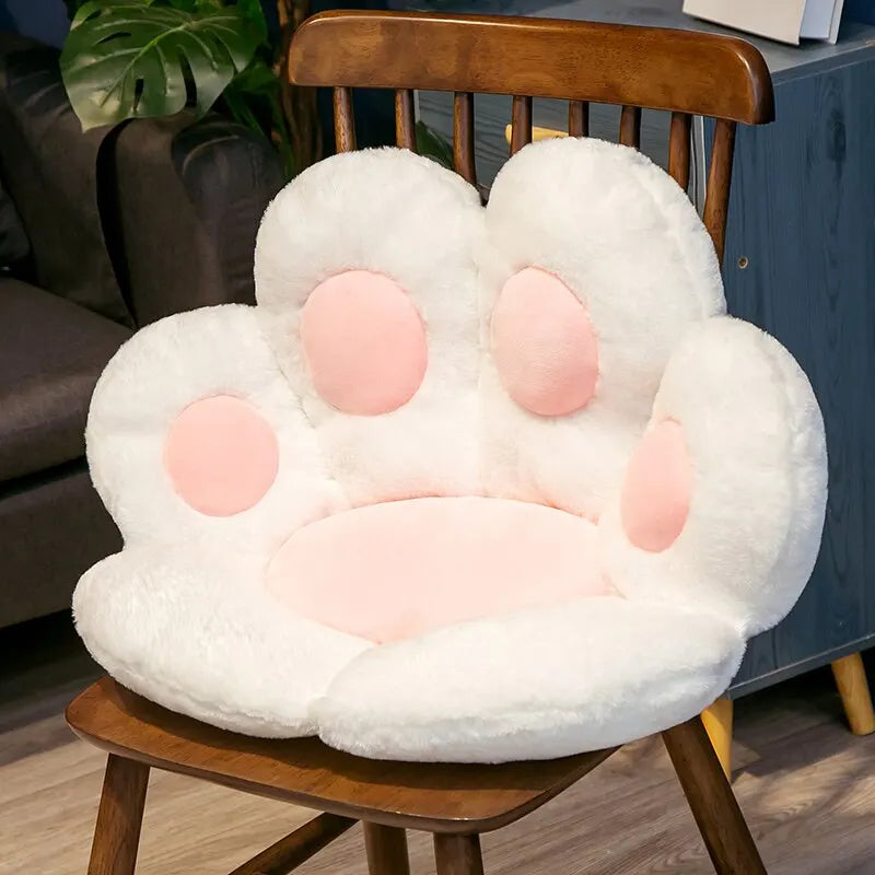 Cute Soft Stuffed 70*60cm Kawaii Cat Paw Plush Cushion childrensterritory