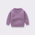 Baby/Kids Loose Round Neck Knitted Sweater Pullover childrensterritory