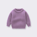 Baby/Kids Loose Round Neck Knitted Sweater Pullover childrensterritory