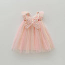 Little Girls Rainbow Stereoscopic Wings Design Summer Princess Dresses childrensterritory
