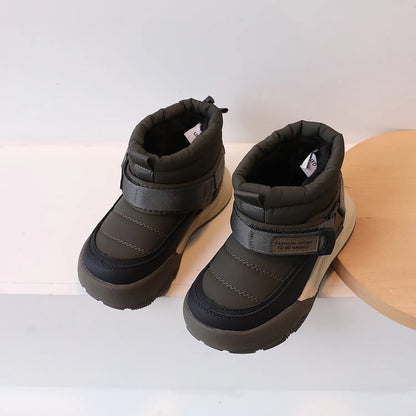 Kids Unisex Casual Plush Thick Warm Snow Boots childrensterritory