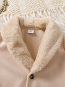 Girls’ Long-Sleeve Stylish Warm Winter Coat childrensterritory