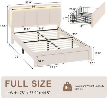 Smart Design Luxury Kids Comfort Bed Frame