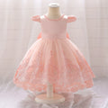 Baby Girls Bow Design Tulle 1st Birthday/Baptism Dresses childrensterritory