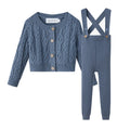 Blue Shabbos Print Soft Wool Knitted Family Matching Clothing childrensterritory