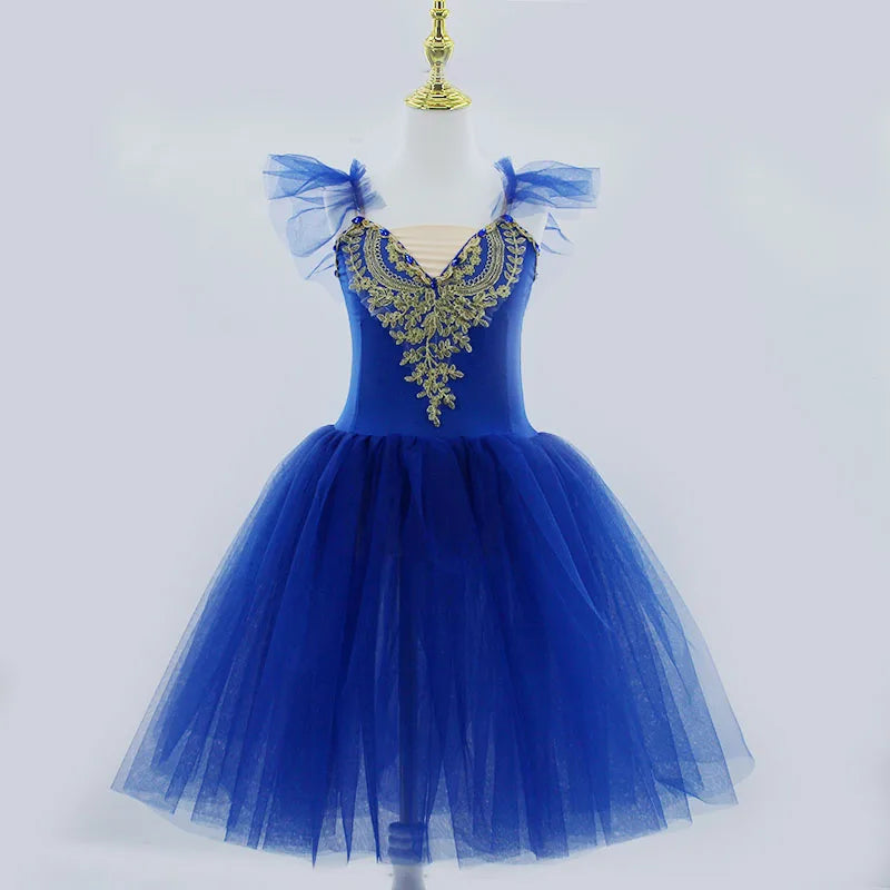 Professional Swan Lake Long Ballet Dresses for Girls childrensterritory