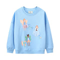 Cartoon Glitter Butterfly Design Little Girls Sweatshirts