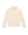 Retro Style Girls' Sweet Mid-Neck Tops for Autumn childrensterritory