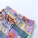 Cartoon Print Sweatshirt and Trouser Set for Kids Girls childrensterritory