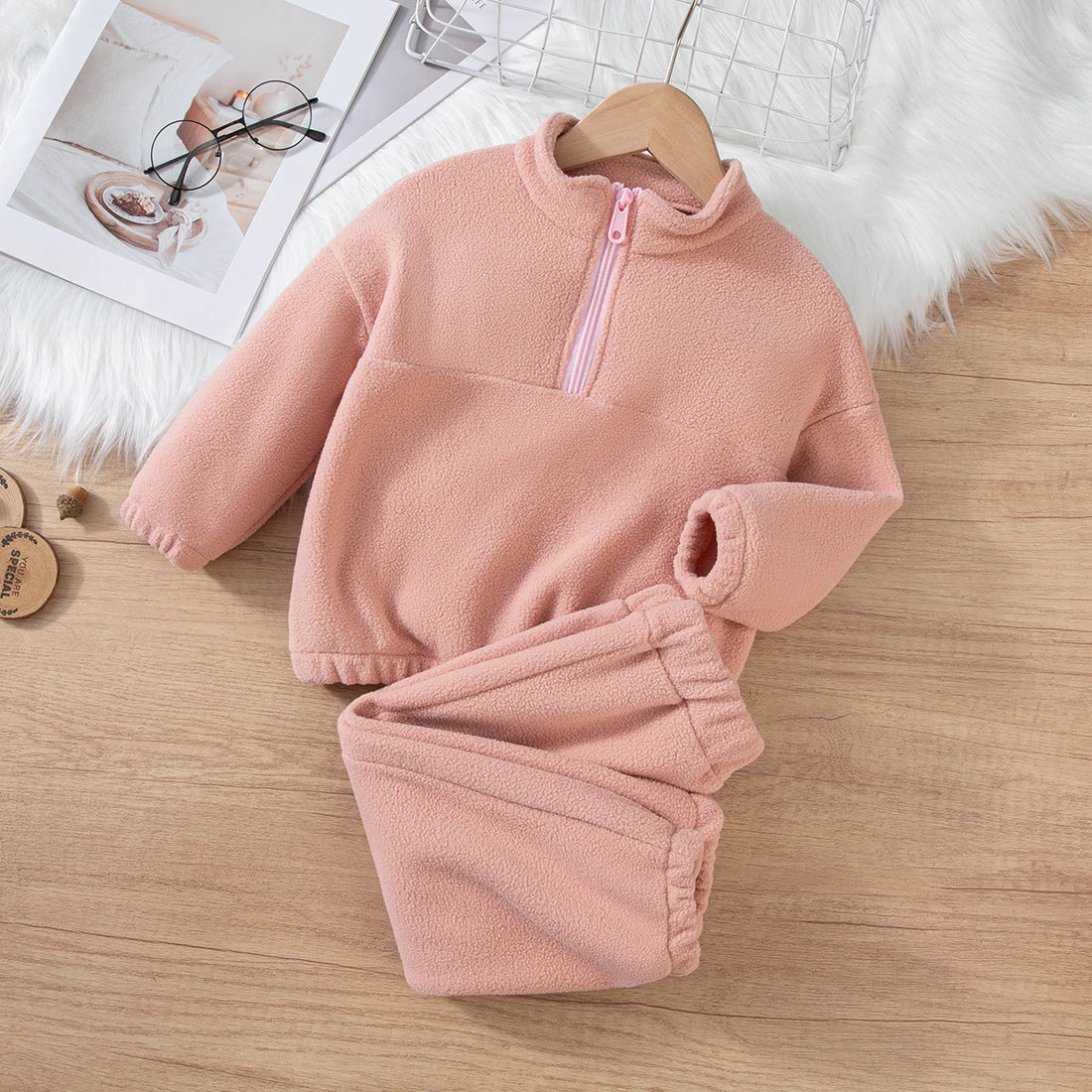 Girls’ Long-Sleeve Winter Outfit Set childrensterritory