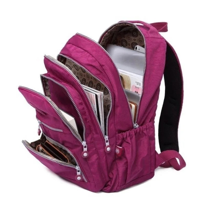 Teenage Girls Nylon Backpacks in 3 Sizes for School/Travel childrensterritory