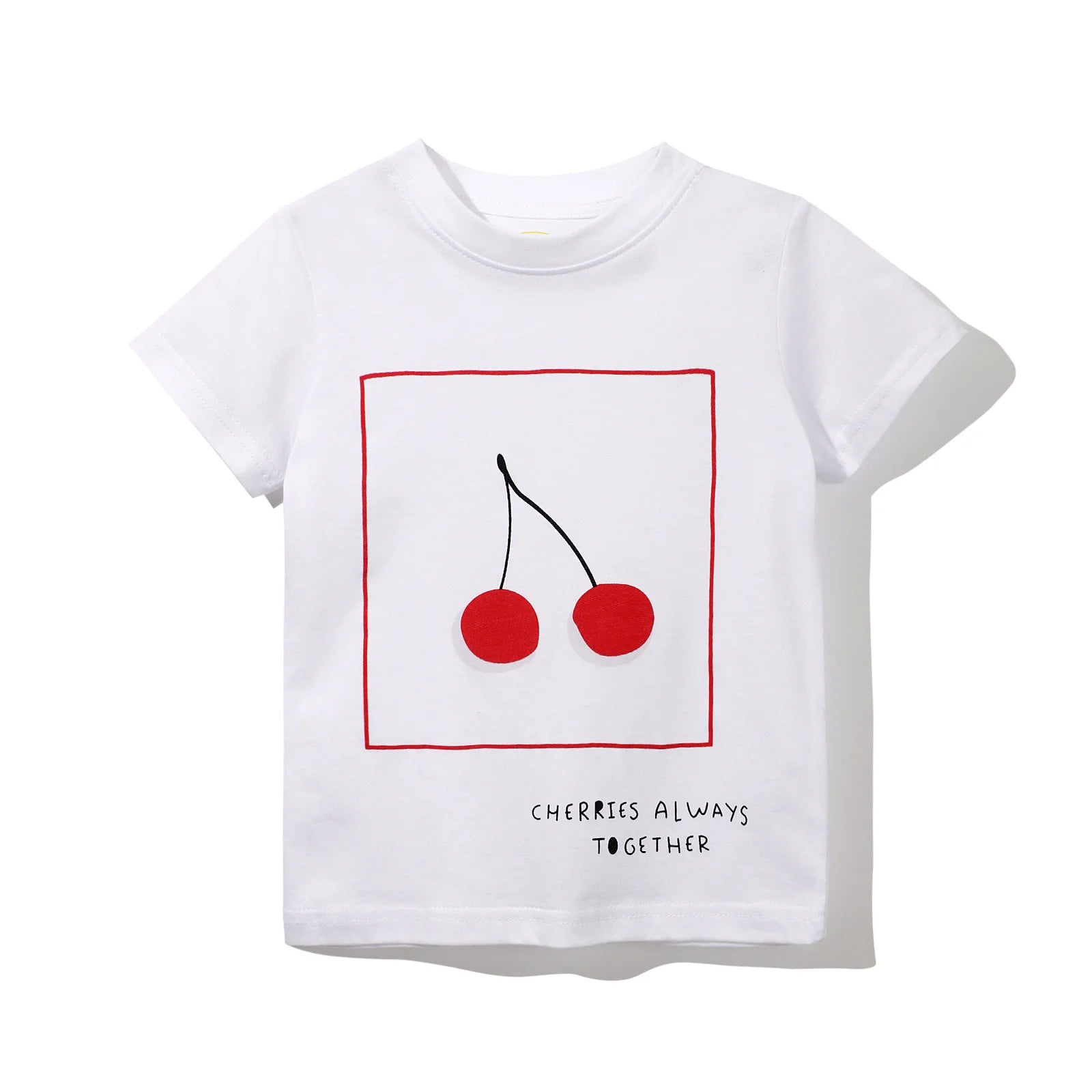 Half-Sleeves Cartoon Print Summer Casual Tops For Girls childrensterritory