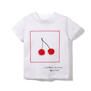 Half-Sleeves Cartoon Print Summer Casual Tops For Girls childrensterritory