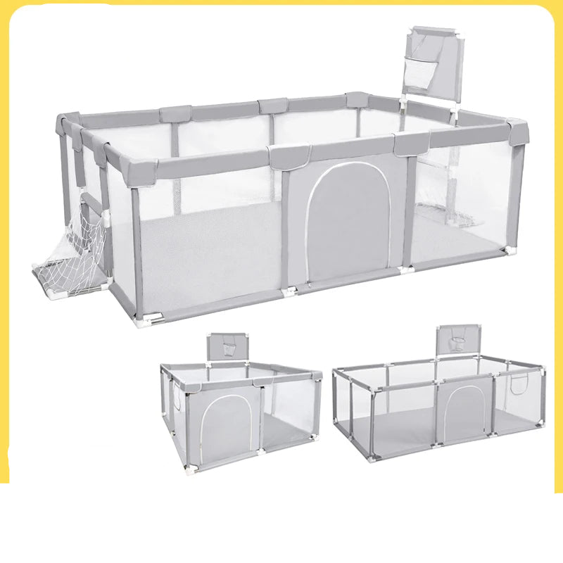 Indoor Ball Pit Baby Playpen with Safety Fence childrensterritory