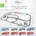 High-Speed Electric Train Model Assembly DIY Set for Kids childrensterritory