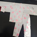 Long-Sleeved Cartoon Print Autumn Kids Clothing Set