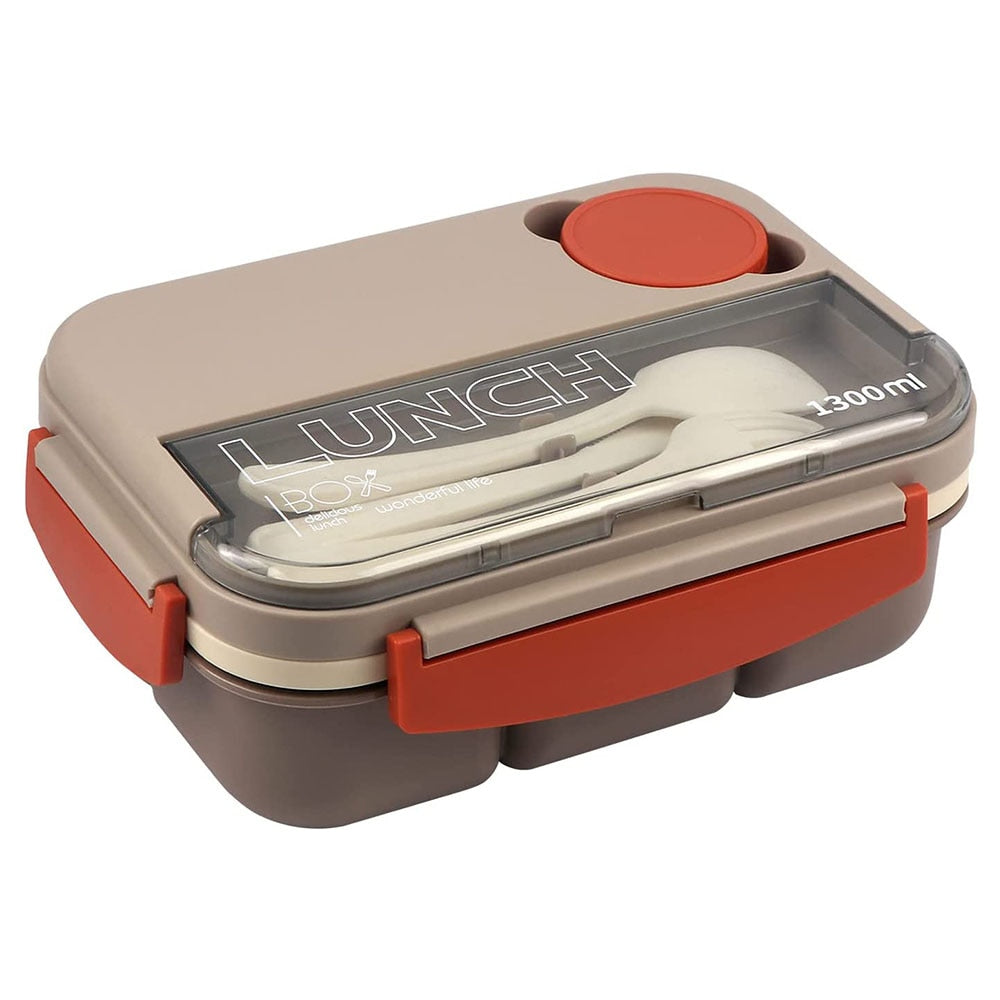 Leakproof 4 Compartments Bento Box for Adults childrensterritory