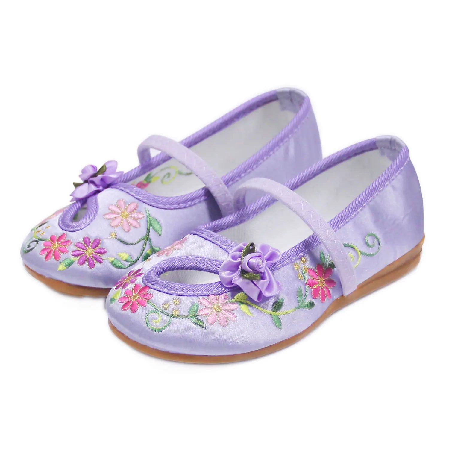 Kids Girls Mary Jane Ballerina Flats Casual Shoes childrensterritory