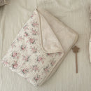 Floral Print Muslin Cotton Winter Ins Baby Blankets childrensterritory
