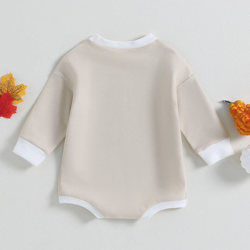 Infant Girl Long Sleeve Halloween Themed Bodysuit