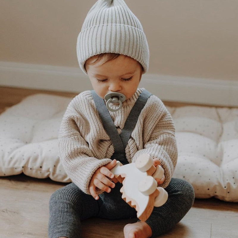 Baby/Kids Loose Round Neck Knitted Sweater Pullover childrensterritory