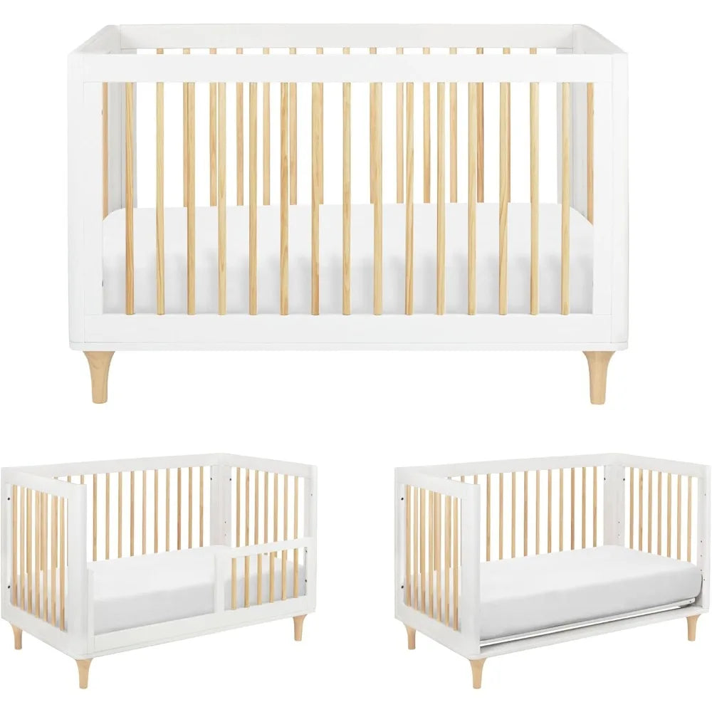 3-in-1 Convertible Baby Crib to Toddler Bed and Daybed