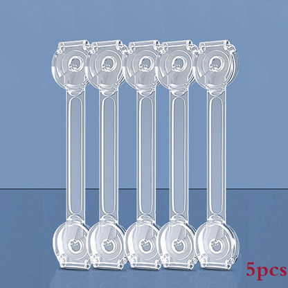 Anti-opening 3/5 Pieces Baby Cabinet Locks Protection Buckle childrensterritory