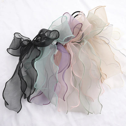 Lace Hair Rope Girls Streamer Elastic Hair Bands