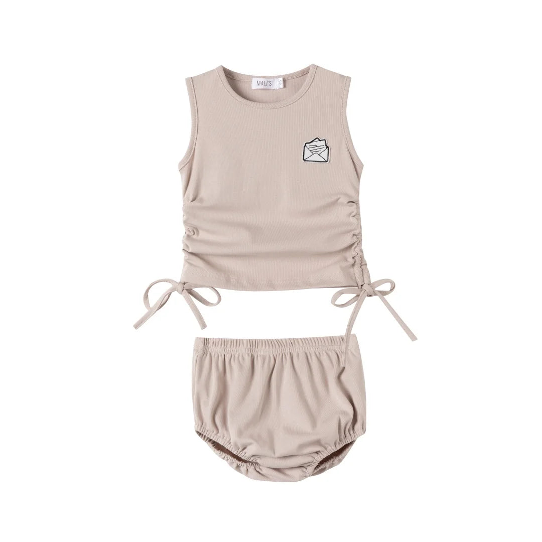 Pink and Blue Colored Brother and Sister Family Matching Outfits