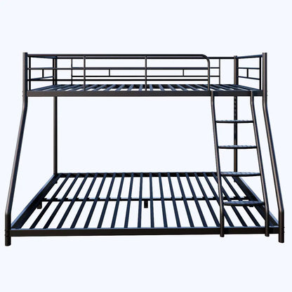 Cozy Twin Oversized Metal Bunk Bed with Padded Sides childrensterritory