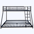 Cozy Twin Oversized Metal Bunk Bed with Padded Sides childrensterritory