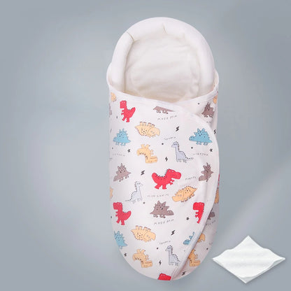 Cartoon Print Newborn Baby Wrap Blankets