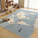Cartoon Print Stain Resistant Anti Slip Kids Room Carpet childrensterritory