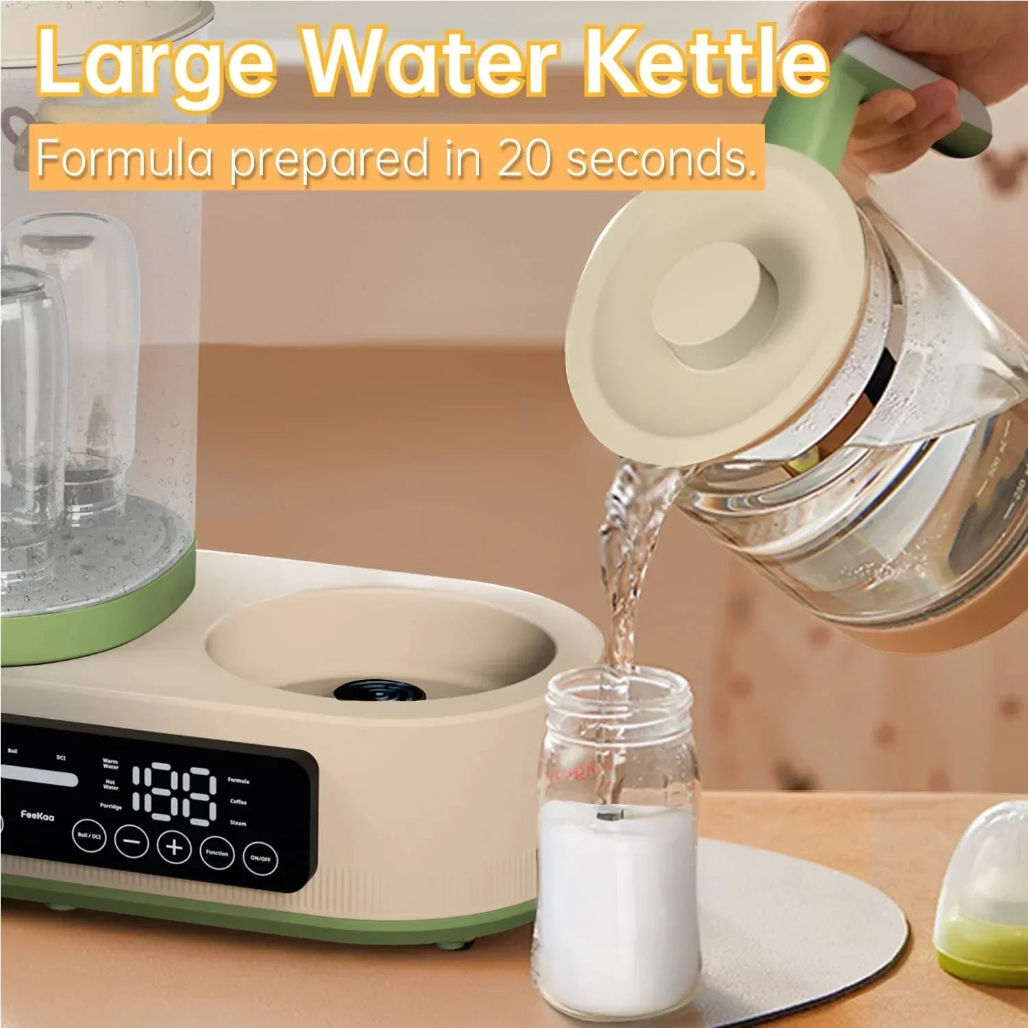 Large Capacity Baby Milk Bottle Warmer &amp; Sterilizer childrensterritory