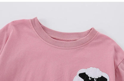 Kids Girls Long Sleeve Warm 2 Piece Designer Clothing Set childrensterritory