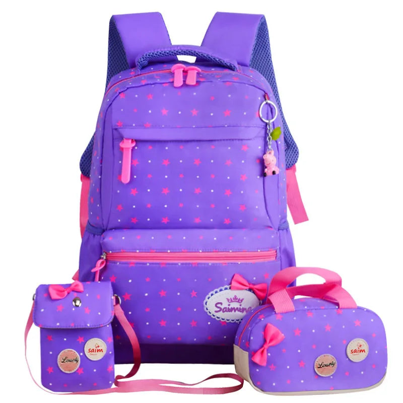 3pcs/set Lovely Print Fashion Backpacks for Children childrensterritory