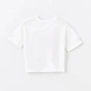 Half-Sleeves Cartoon Print Girls Cotton T-Shirts childrensterritory