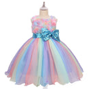 Baby/Kids Girls Colorful Flower Sequin Design Tutu Party Dresses childrensterritory