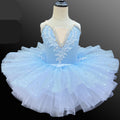 Kids Girls Sequins Tassel Modern Ballet Leotard Tutu Dresses childrensterritory