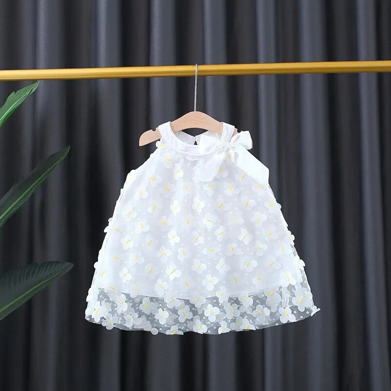 Fluffy Fairy Princess Summer Dress For Baby Girl childrensterritory