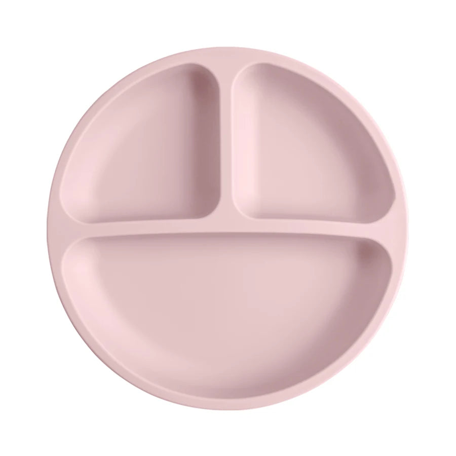 1PCS Toddler Silicone Sucker Dining Plate for Feeding Training childrensterritory